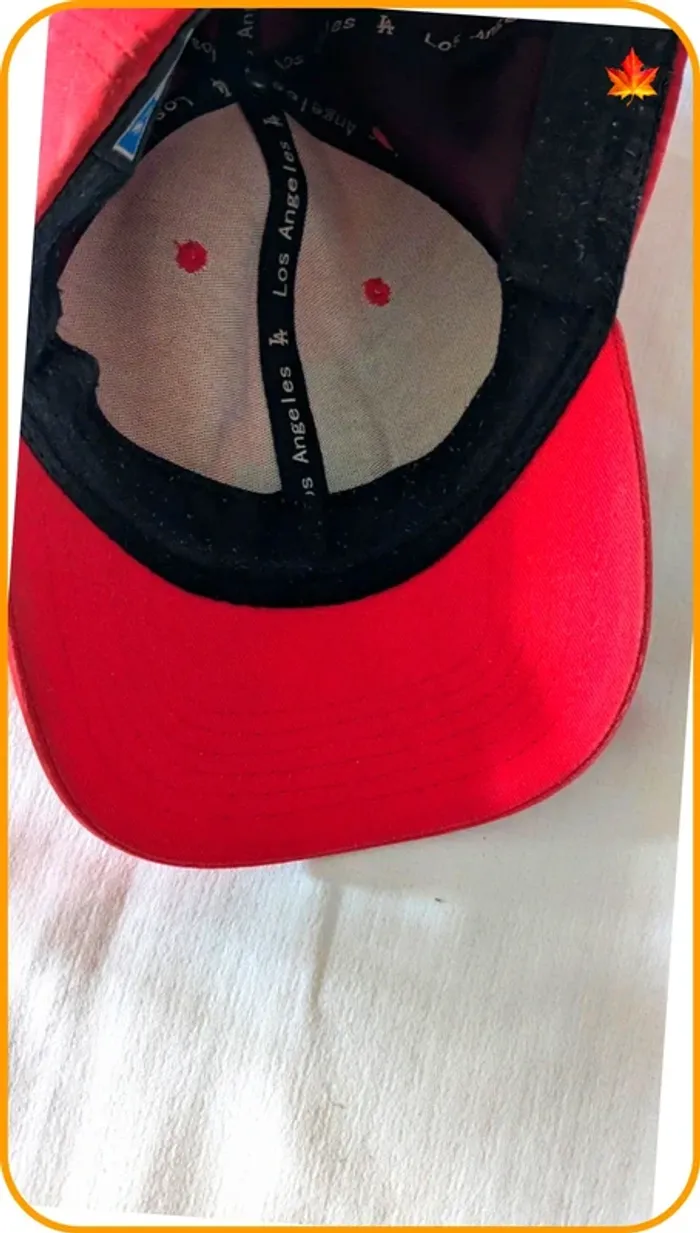 Casquette rouge Los Angeles Dodgers - photo numéro 5