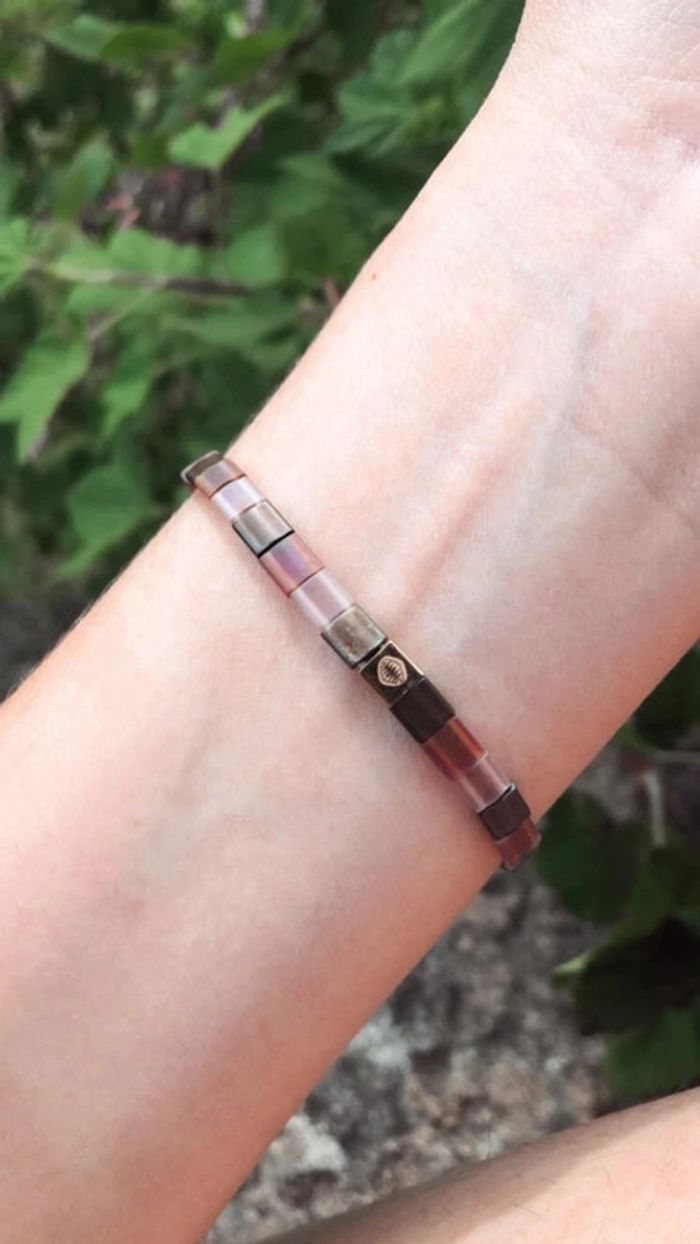 Bracelet miyukis violet - photo numéro 2
