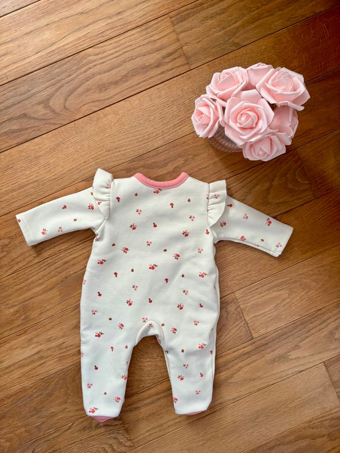 Pyjama molletonné fleuri - photo numéro 3
