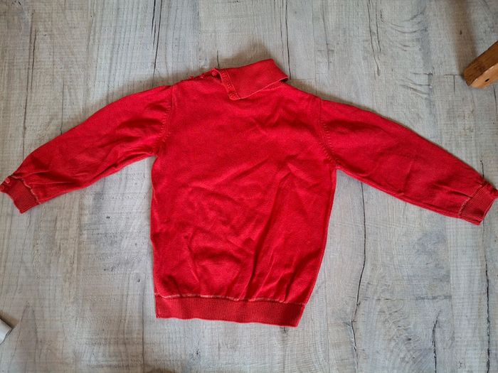 Pull rouge fille 3 ans - photo numéro 3