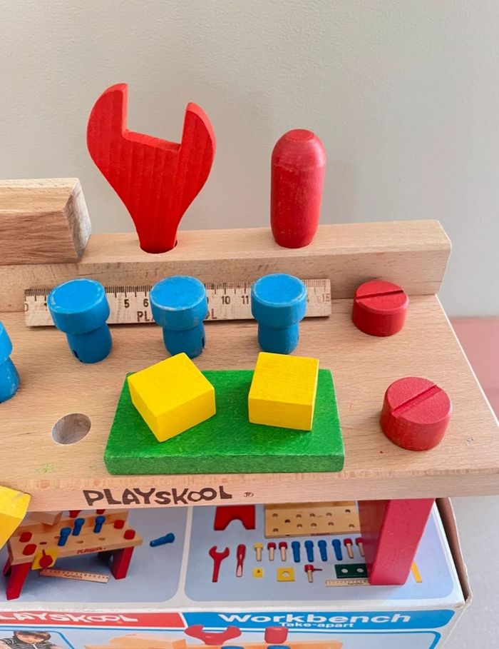 Établi Playskool bois vintage - photo numéro 3