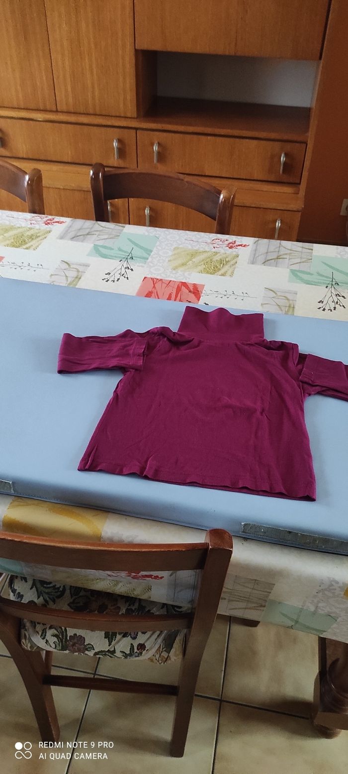 Tee-shirt à manches longues et col roulé Tissaia 5 ans
