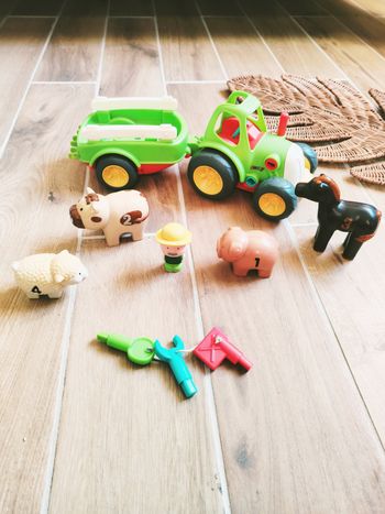 🐮Train de la ferme interactif sonore 3 en 1 marque Smoby