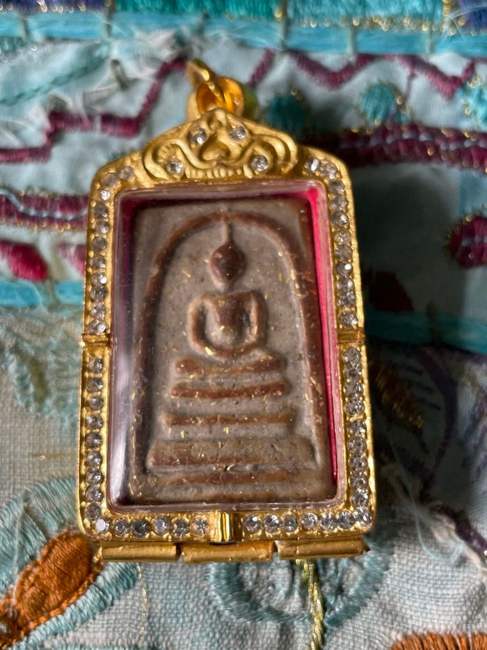 Buddha en jade, pendentif, amulette - photo numéro 3