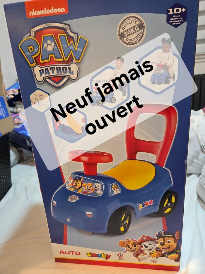 Trotteur pousseur smoby pat Patrouille