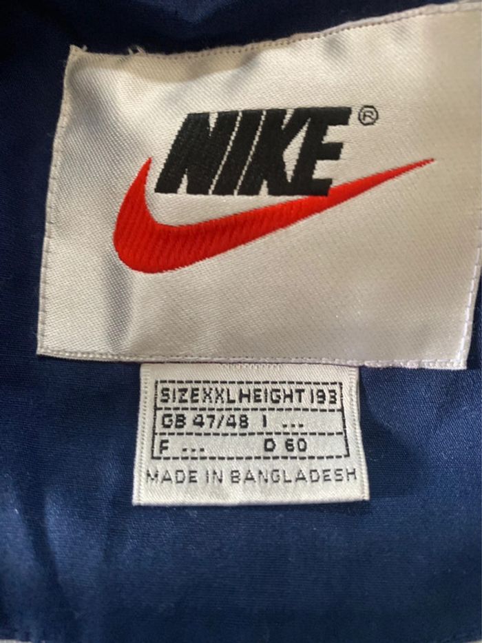 Veste style coupe vent Nike brodé embroidered année 90´s - photo numéro 13
