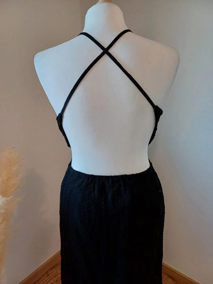 Robe longue noire neuve en dentelle Daphnea taille S 36 - photo numéro 9
