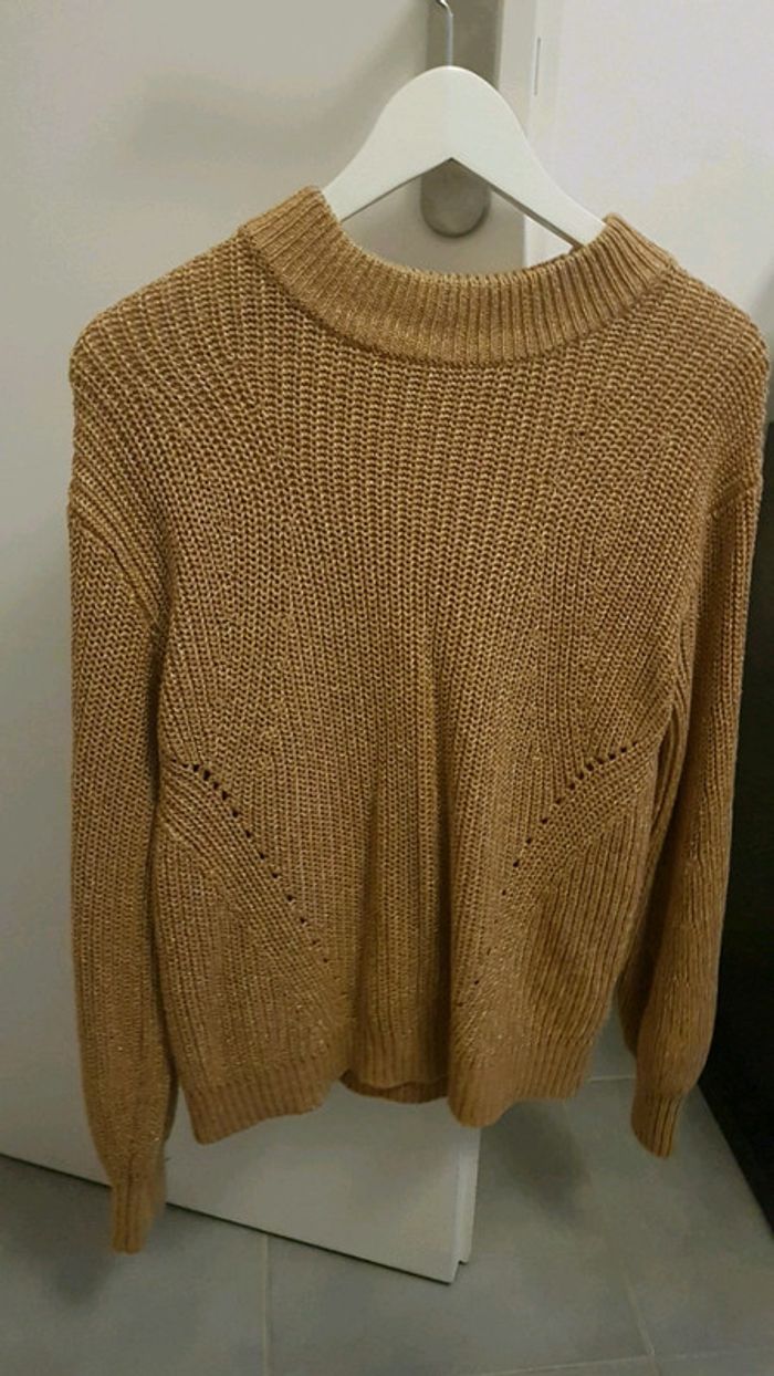 Beau pull dorée