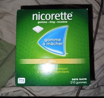 Nicorette 2 mg menthe fraîche gomme