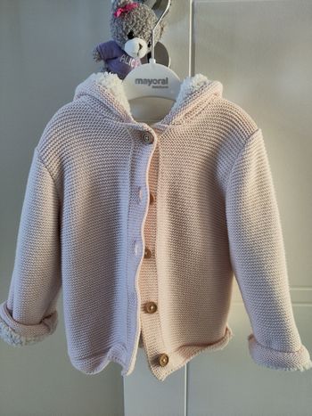 Manteau polaire à capuche