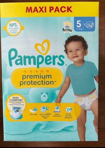 1 paquet de couches Pampers t 5 
