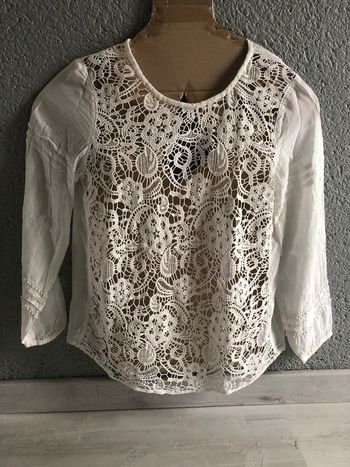 AB1-Blouse en dentelle vintage « l.o.g.g » T38