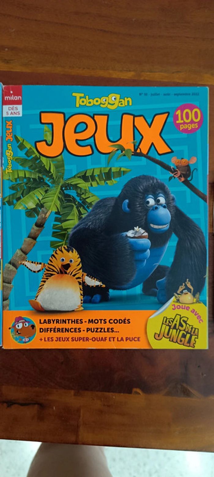 Lot de 3 magazines Toboggan jeux intacts - photo numéro 2