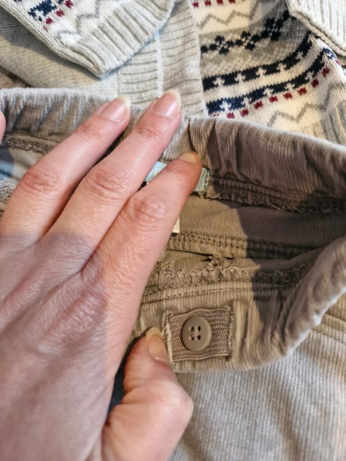 Ensemble pull Mayoral et pantalon velours Obaibi 12 moi - photo numéro 4