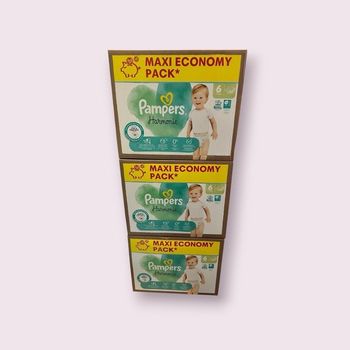 Lot 3 cartons Pampers Harmonie Taille 6 - Maxi Economy Pack