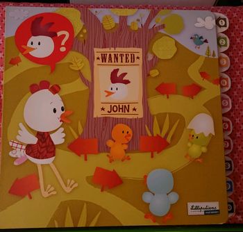 Lilliputiens. Livre jeu labyrinthe interactif, Ophèlie la poule