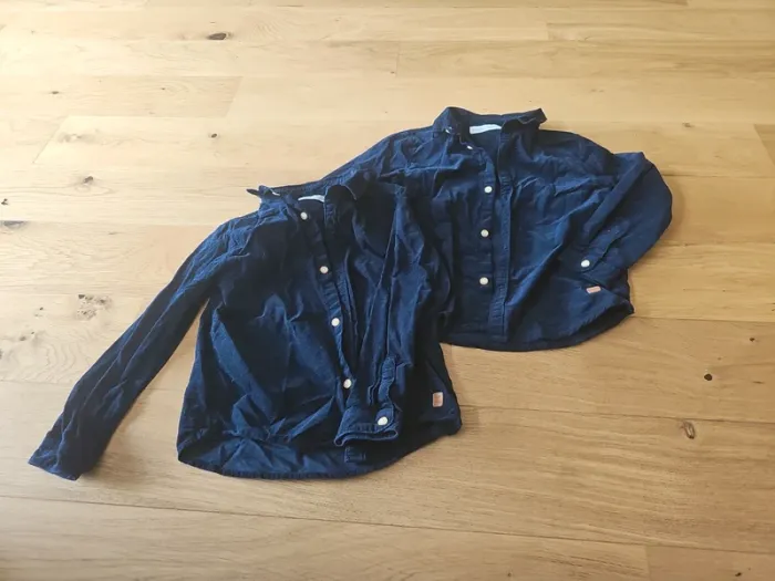 Lot chemises velours
