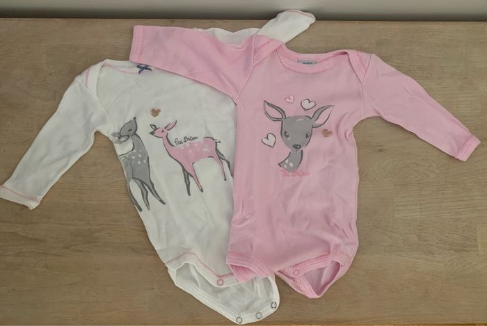 Lot de 2 bodies manches longues