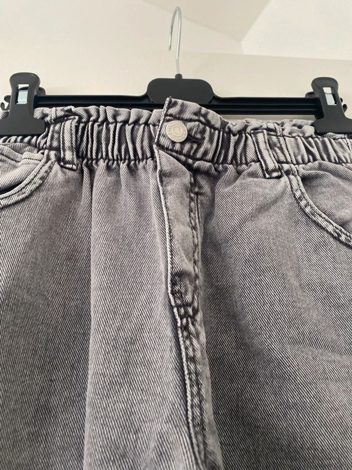 Jean mom gris à élastique Enfant fille 10 ans H&M - photo numéro 5