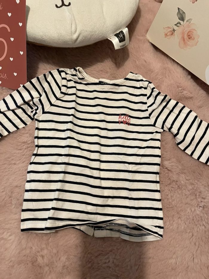 Ensemble tee shirt + salopette short - photo numéro 2