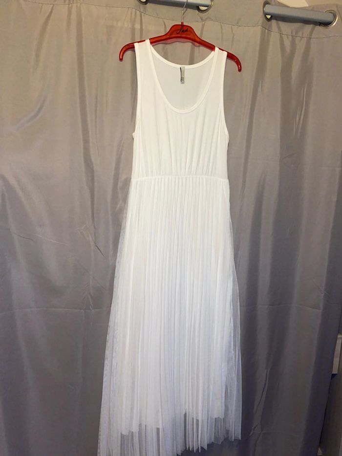 Robe longue blanche occasion T M