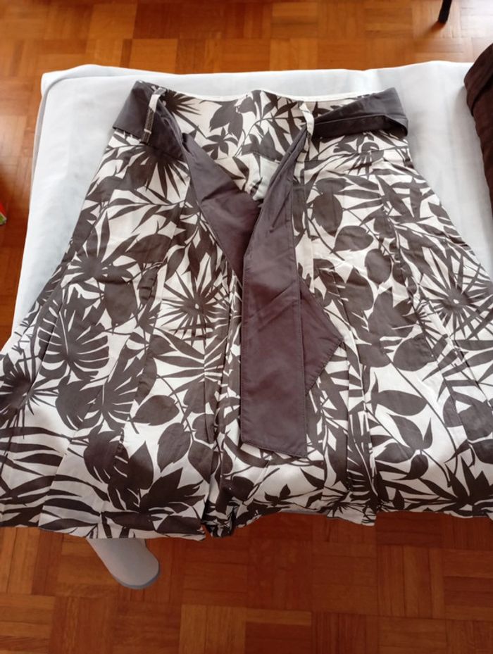 Lot 2 jupes marron 36 camaïeu affinités - photo numéro 5