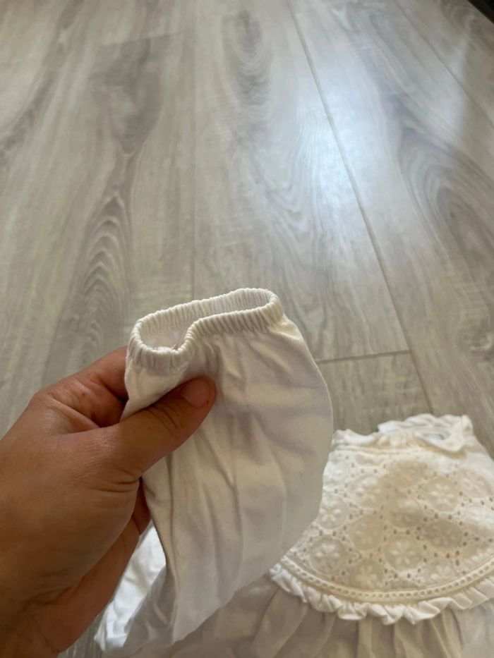 T-shirt manche longue blanc broderie 6 ans - photo numéro 4