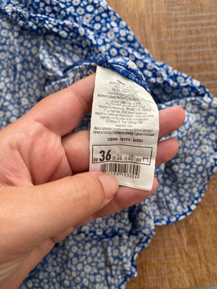 Robe manches courtes cache coeur Pimkie taille 36 - photo numéro 4