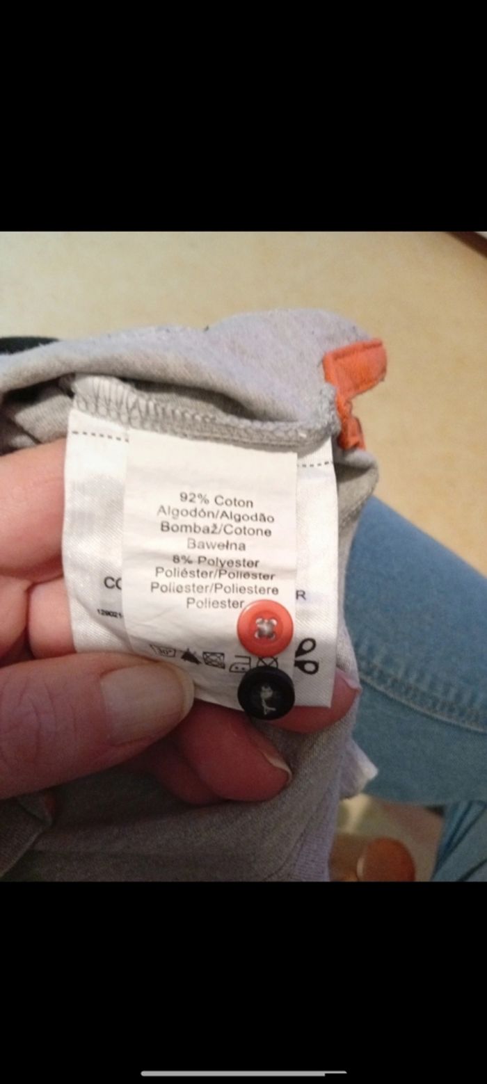 Lot de 2 haut manche longue taille 6 mois - photo numéro 9