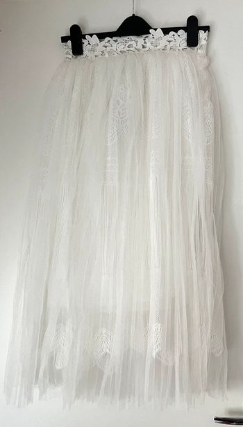Jupe en tulle blanche taille S-M
