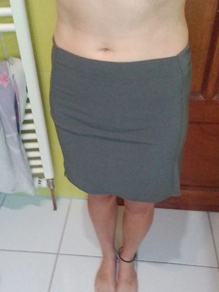 Jupe femme grise