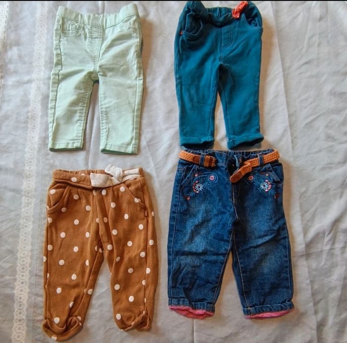 Lot pantalons 12 mois