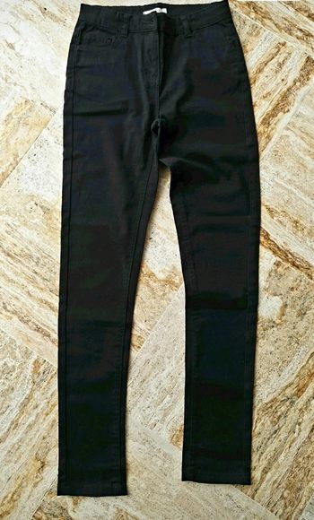Jean fille noir skinny XXS