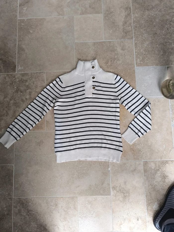 Pull-over coton col boutonné femme Lauren Ralph Lauren taille M
