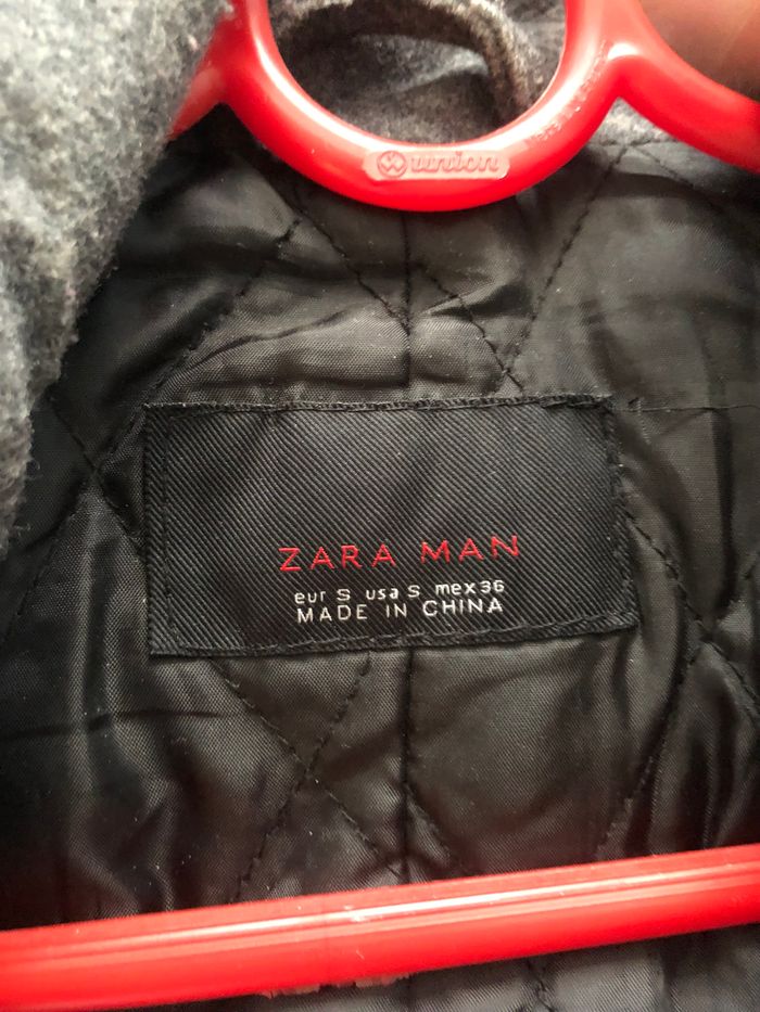 Manteau long ZARA Gris S - photo numéro 2