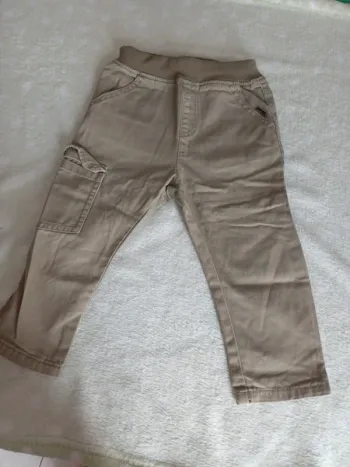 Pantalon vert kaki 2 ans dpam