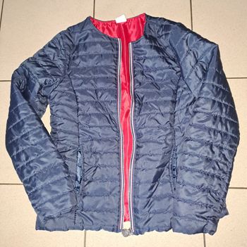 Doudoune fine femme Vent Nautic – Taille S – Marine/Rouge