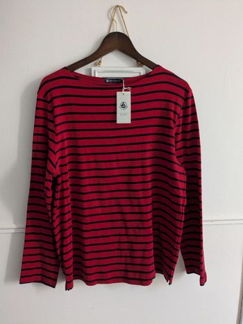 T-shirt manches longues marinière L