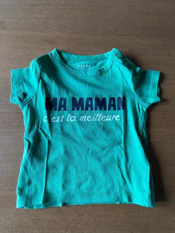 Tee shirt vert ma maman