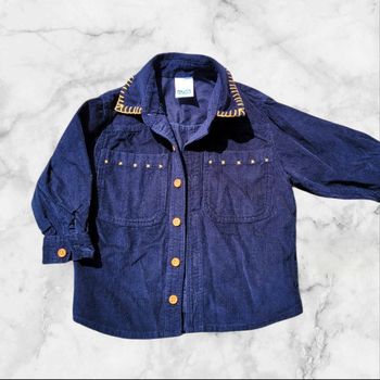 Chemise en velours vintage