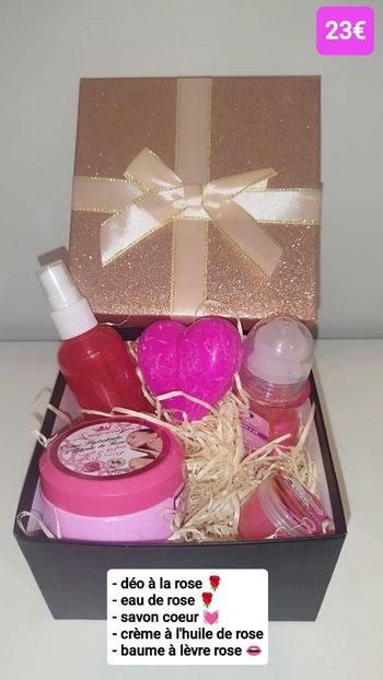 Coffret beauté à la Rose