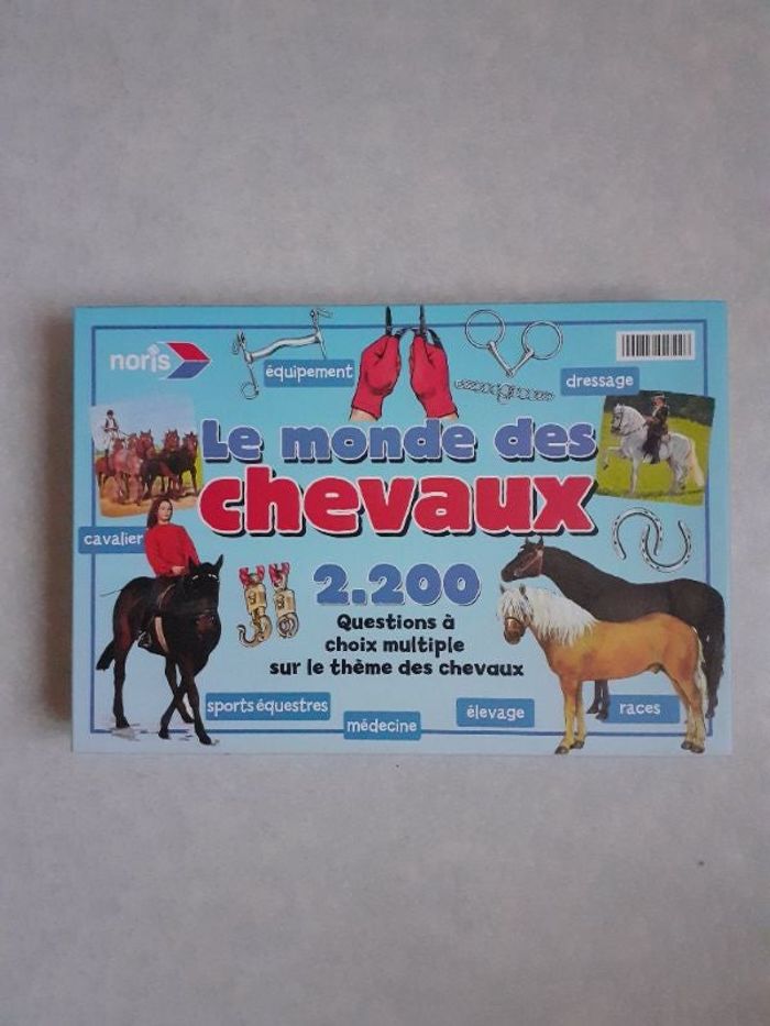 Jeu "Le monde des chevaux"