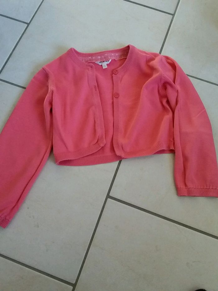 Gilet laine rose 5 a