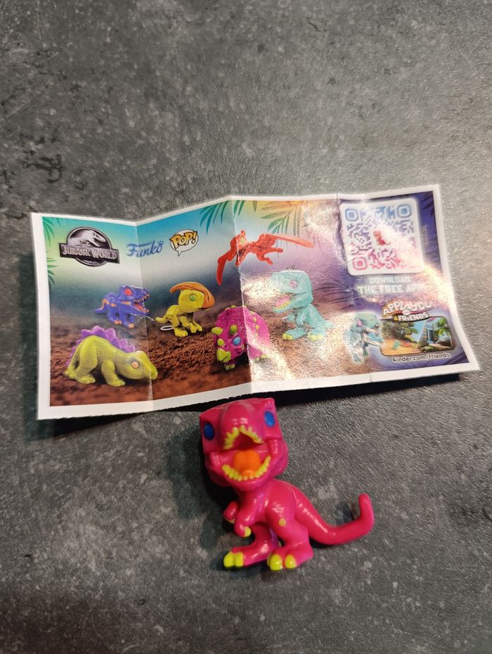 Funko pop kinder joy dinosaure Jurassic World