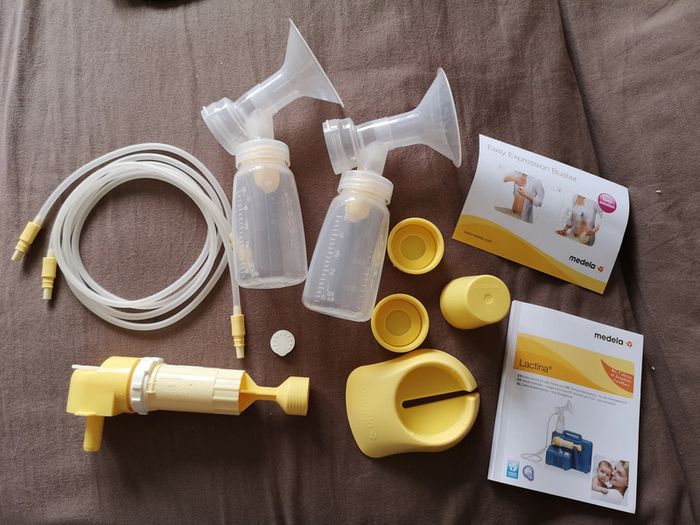 Set Medela Lactina double pompe - photo numéro 2