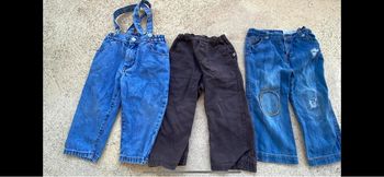 Lot pantalons jeans garçons 24 mois