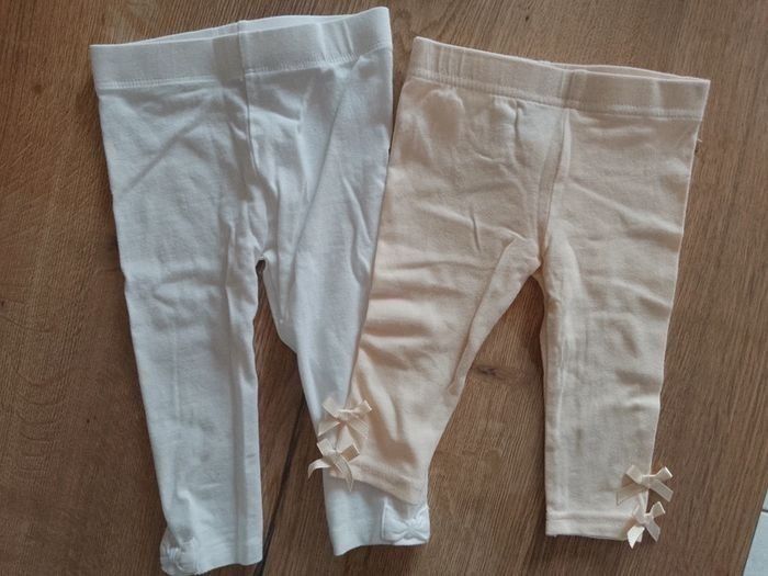 Lot 2 leggings bébé 9 mois Tape à l'oeil