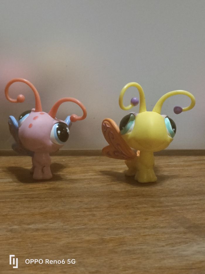 Lot de 2 LPS papillons