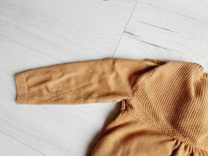 Vêtement fille gilet moutarde Vert Baudet 3 ans - photo numéro 6