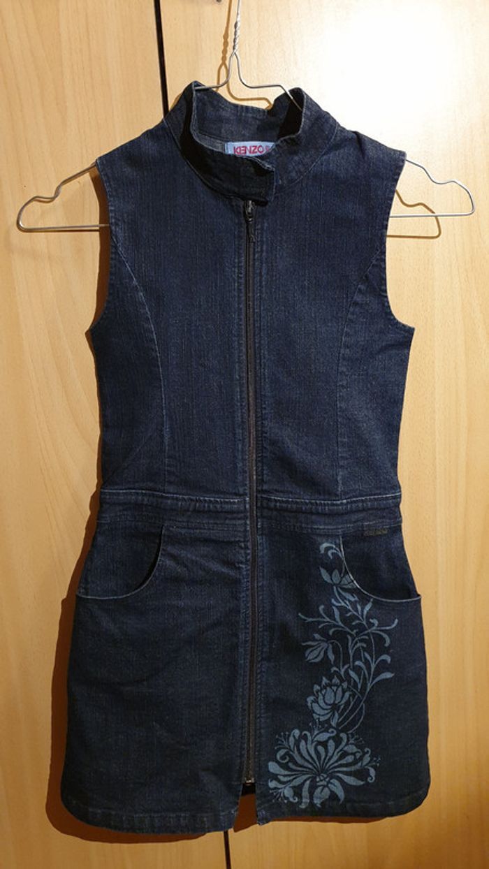 Superbe robe KENZO 8 ans jean bleu foncé